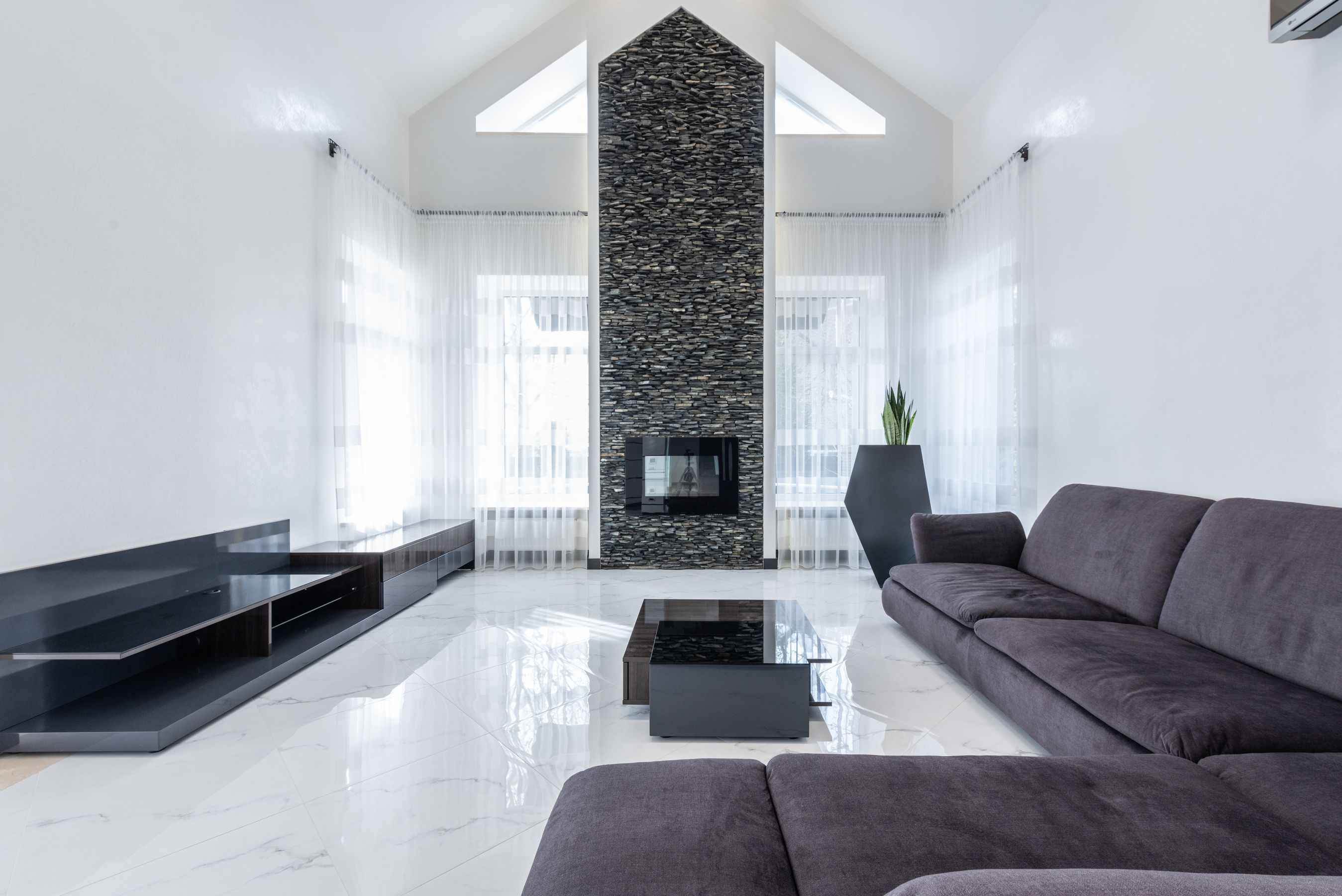 Penthouse Horyzont — realizacja wnętrza, Gdynia